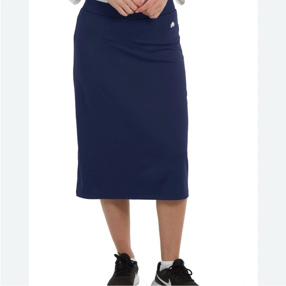 Snoga Athletics Dresses & Skirts - Elegant Navy Midi Skirt